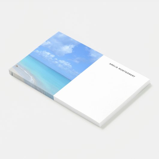 Beautiful Turquoise Tropical Beach  ポストイット (アングル)