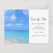 Beautiful Turquoise Tropical Beach 案内ポストカード (正面)