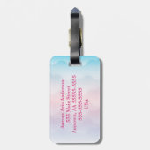Beautiful unicorn Luggage Tag ラゲッジタグ (裏面縦)