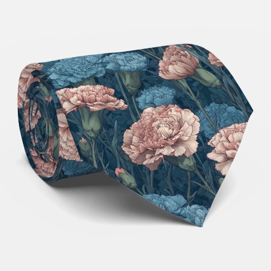 Beautiful Valentine Gifts For Dad Carnation ネクタイ (ロール)