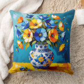 Beautiful Vase of Flowers  クッション (ブランケット)