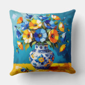 Beautiful Vase of Flowers  クッション (裏面)