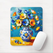 Beautiful Vase of Flowers  マウスパッド (マウス)