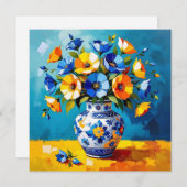 Beautiful Vase of Flowers Blank (正面/裏面)