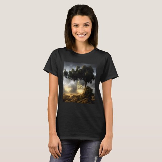 Beautiful Vibrant Tree Nature s Beauty  4 Tシャツ (正面フル)