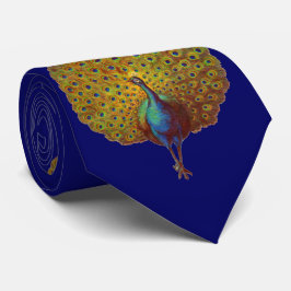 beautiful Victorian peacock print ネクタイ