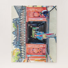 Beautiful Vietnam Asia Japanese Bridge Artwork