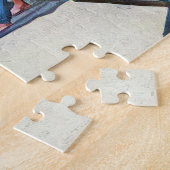 Beautiful Vietnam Asia Japanese Bridge Artwork ジグソーパズル (側面)