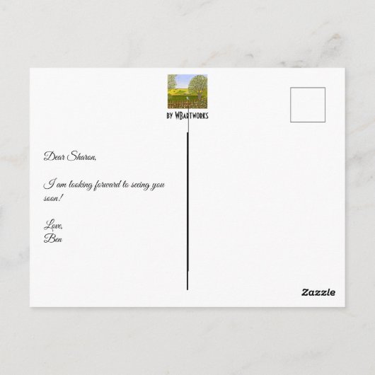 Beautiful View ポストカード (裏面)