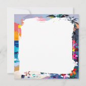 Beautiful Walk on the Beach ノートカード (裏面)