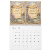 Beautiful Wall Calendar with Scripture カレンダー (2月 2026)