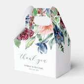 Beautiful Waterカラーフローラ結婚ズ フェイバーボックス (裏面サイド)