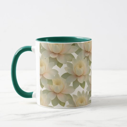 Beautiful Water lilies  マグカップ (左)