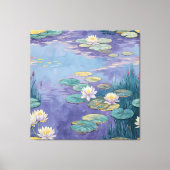 Beautiful Water Lilies Monet Art キャンバスプリント (正面)