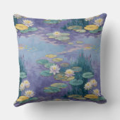 Beautiful Water Lilies Monet Art クッション (裏面)