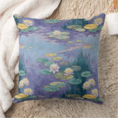 Beautiful Water Lilies Monet Art クッション (ブランケット)