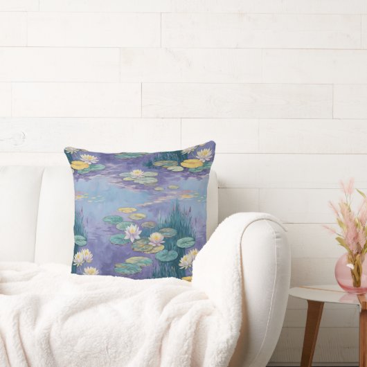Beautiful Water Lilies Monet Art クッション (ソファ)