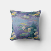 Beautiful Water Lilies Monet Art クッション (正面)