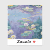 Beautiful Water Lilies Monet Art シール (シート)