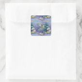 Beautiful Water Lilies Monet Art スクエアシール (バッグ)