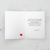 Beautiful Water Lily personalized Mother's Day カード (内部)