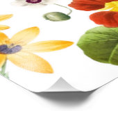 Beautiful Watercolor Botanical フォトプリント (角)