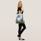 Beautiful Watercolor Dolphin Tote Bag トートバッグ (モデル)