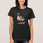 Beautiful Watercolor Duck Portrait Tシャツ (正面)
