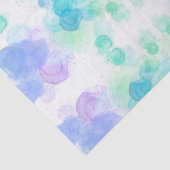 Beautiful Watercolor Effect Wrapping Paper 薄葉紙 (詳細)
