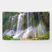 Beautiful waterfall in Cuba.  横断幕 (横)
