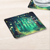 Beautiful Wedding スクエアペーパーコースター (アングル)