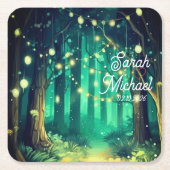 Beautiful Wedding スクエアペーパーコースター (正面)