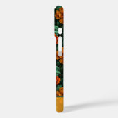 Beautiful Wedding Gift Peony Flower Name Case-Mate iPhoneケース (裏面 / 左)