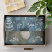 Beautiful White Dragonfly Cyanotype Printing 薄葉紙 (ギフト)