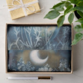 Beautiful White Ferret Cyanotype Printing 薄葉紙 (ギフト)