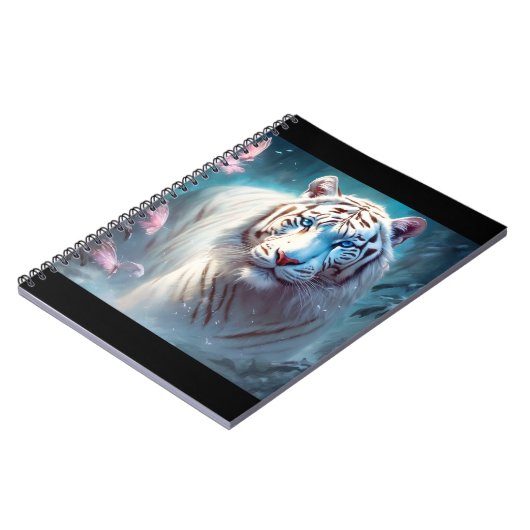 Beautiful White tiger ノートブック (左側)