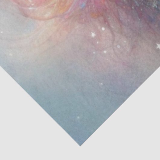 Beautiful White Unicorn Rainbow Mane Decoupage  薄葉紙 (詳細)