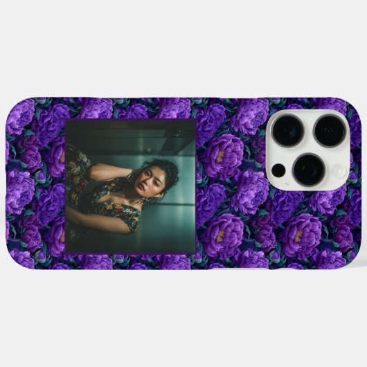 Beautiful Wife Gift Peonies Photo  Case-Mate iPhoneケース (裏面 (横))