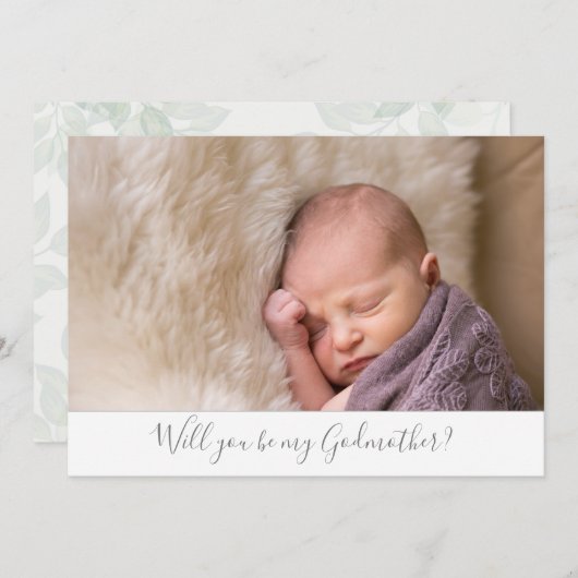 Beautiful Will Be My Godmother Photo 招待状 (正面/裏面)