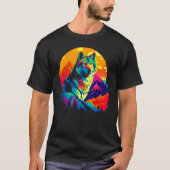 Beautiful Wolf Art Tシャツ (正面)