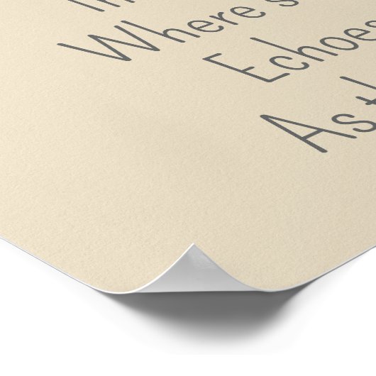 Beautiful Wolf Head and Poem II ポスター (角)