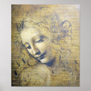 Beautiful Woman By Leonard Davinci print ポスター