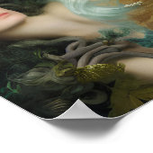 Beautiful Woman in Colorful Nature Painting | 5 | ポスター (角)