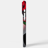 Beautiful Woman with Red Rose Case-Mate iPhoneケース (裏面 / 左)