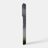 Beautiful Wooden Cross Scripture Personalized iPhoneケース (左側面)