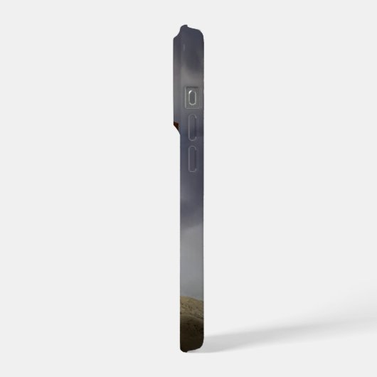 Beautiful Wooden Cross Scripture Personalized iPhoneケース (左側面)