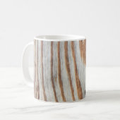 Beautiful wooden texture or backgroundabstract, gr コーヒーマグカップ (正面左)