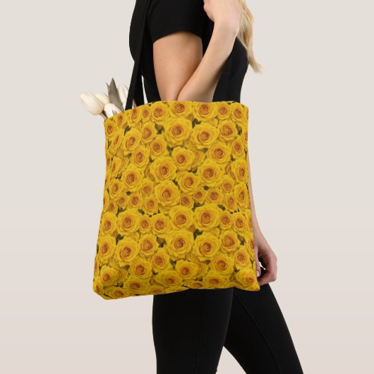 Beautiful Yellow Roses トートバッグ (クローズアップ)