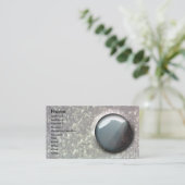 Beautifullのカスタマイズ可能な名刺は電流を通します 名刺 (スタンド正面)