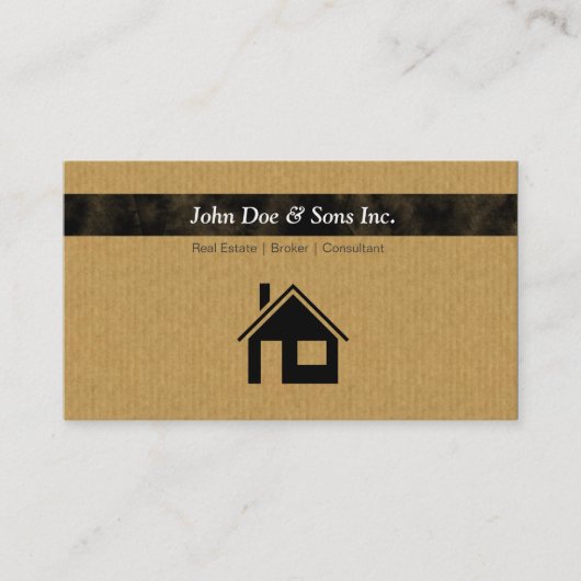 Beautifullの不動産ブローカーアイコン名刺 名刺 (正面)